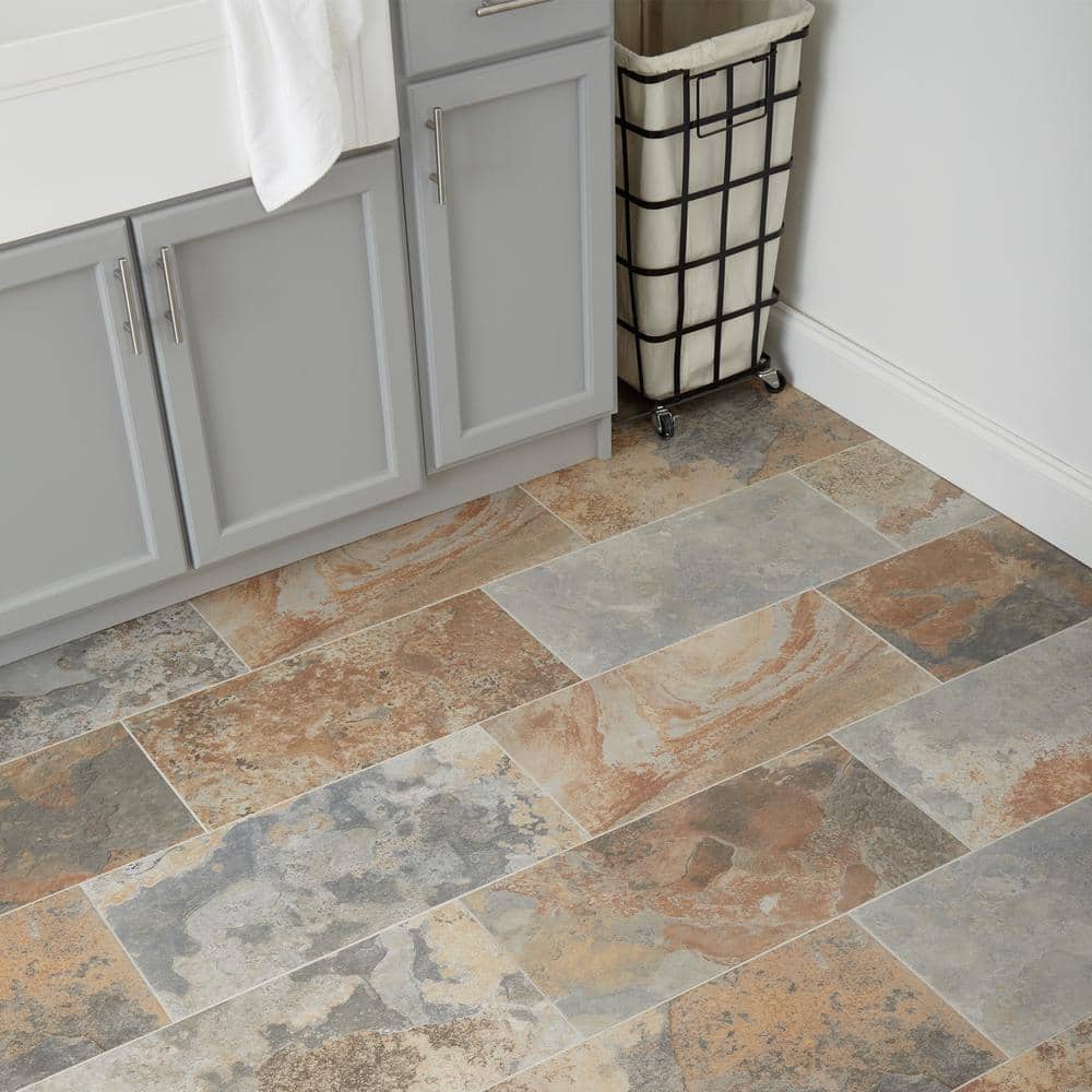 Marazzi VitaElegante Ardesia 12 in. x 24 in. Matte Porcelain Floor and Wall Tile (1.95 sq. ft. /each) (4)