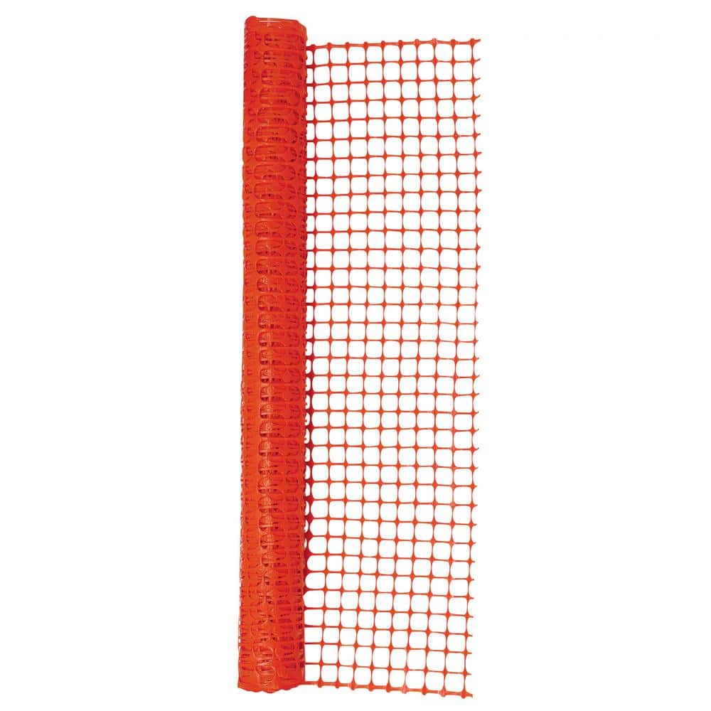 allFENZ 1-3/4 in. x 4 ft. x 100 ft. Orange Safety Barrier Fence (2)