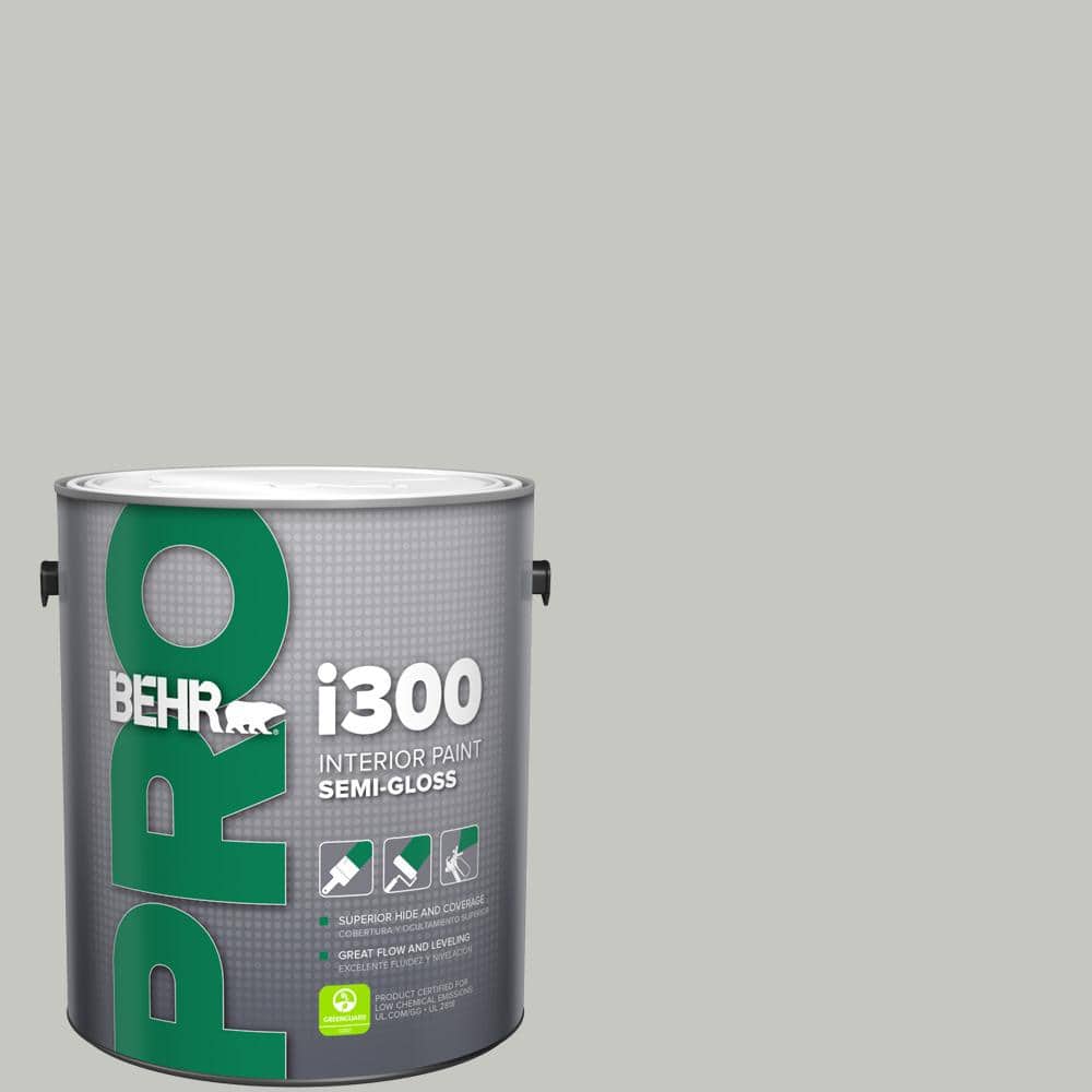 BEHR PRO 1 gal. #PPF-29 Traditional Gray Semi-Gloss Interior Paint
