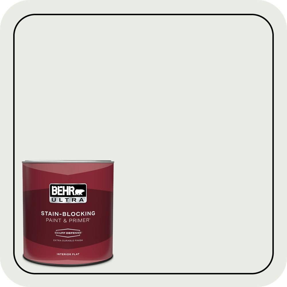 BEHR ULTRA 1 qt. #PPU25-12 Minimalistic Extra Durable Flat Interior Paint & Primer (1)