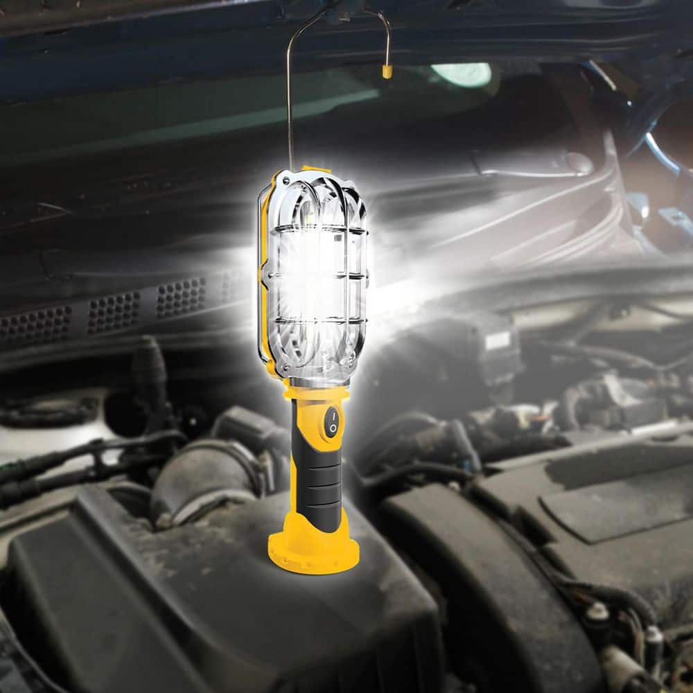 HANDY BRITE Ultra-Bright LED 8.35 in. Yellow Cordless Work Light Lamp (3)