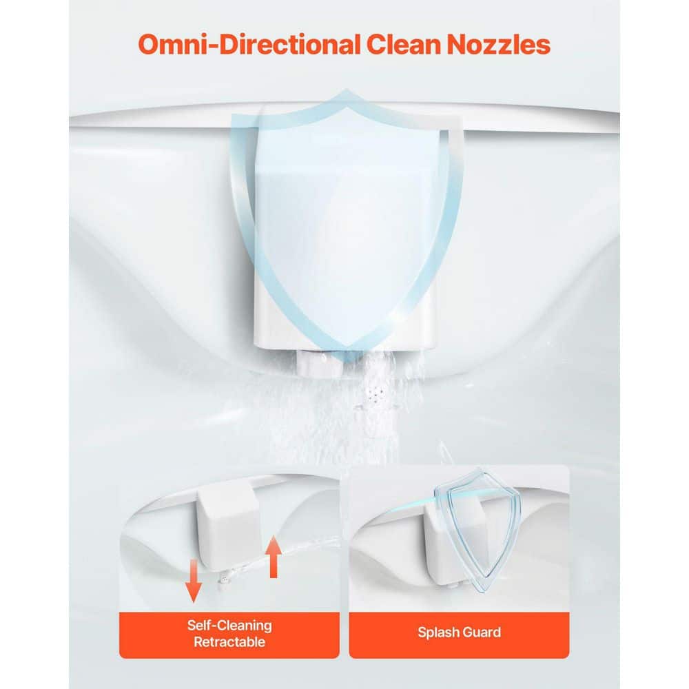 Tahanbath Attachable Bidet System Bidet Attachment for Toilet Self-Cleaning Dual Nozzles Adjustable Pressure (3)