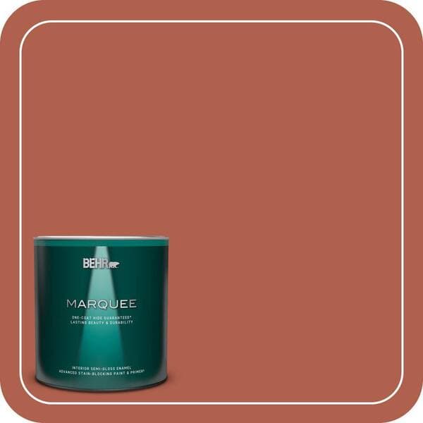 BEHR PREMIUM PLUS #BIC-46 Clay Red Flat Low Odor & Primer (2)