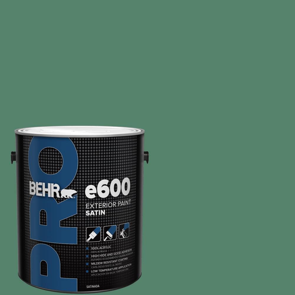 BEHR PRO 1 gal. #M420-6 Tournament Field Satin Exterior Paint