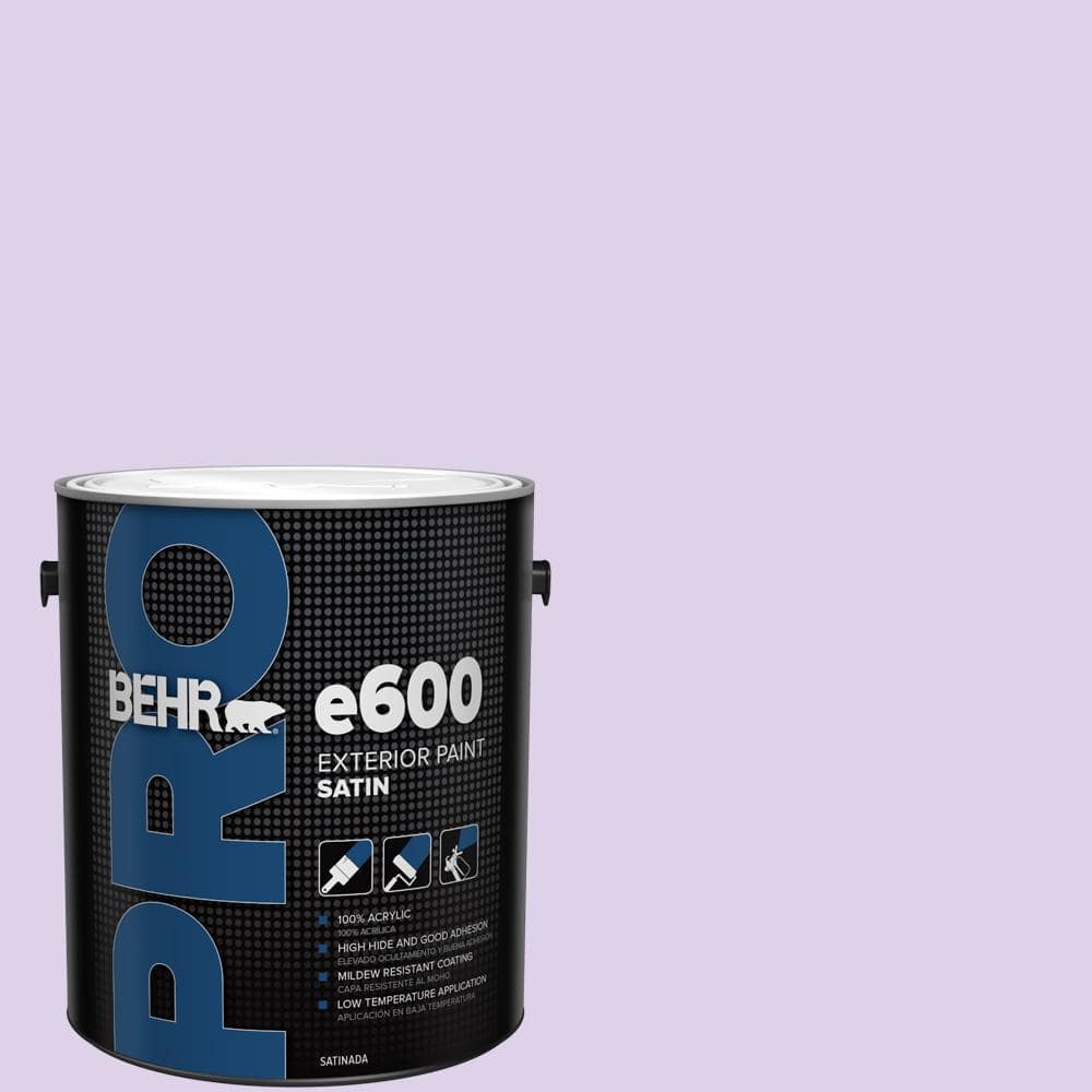BEHR PRO 1 gal. #P570-1 Teary Eyed Satin Exterior Paint