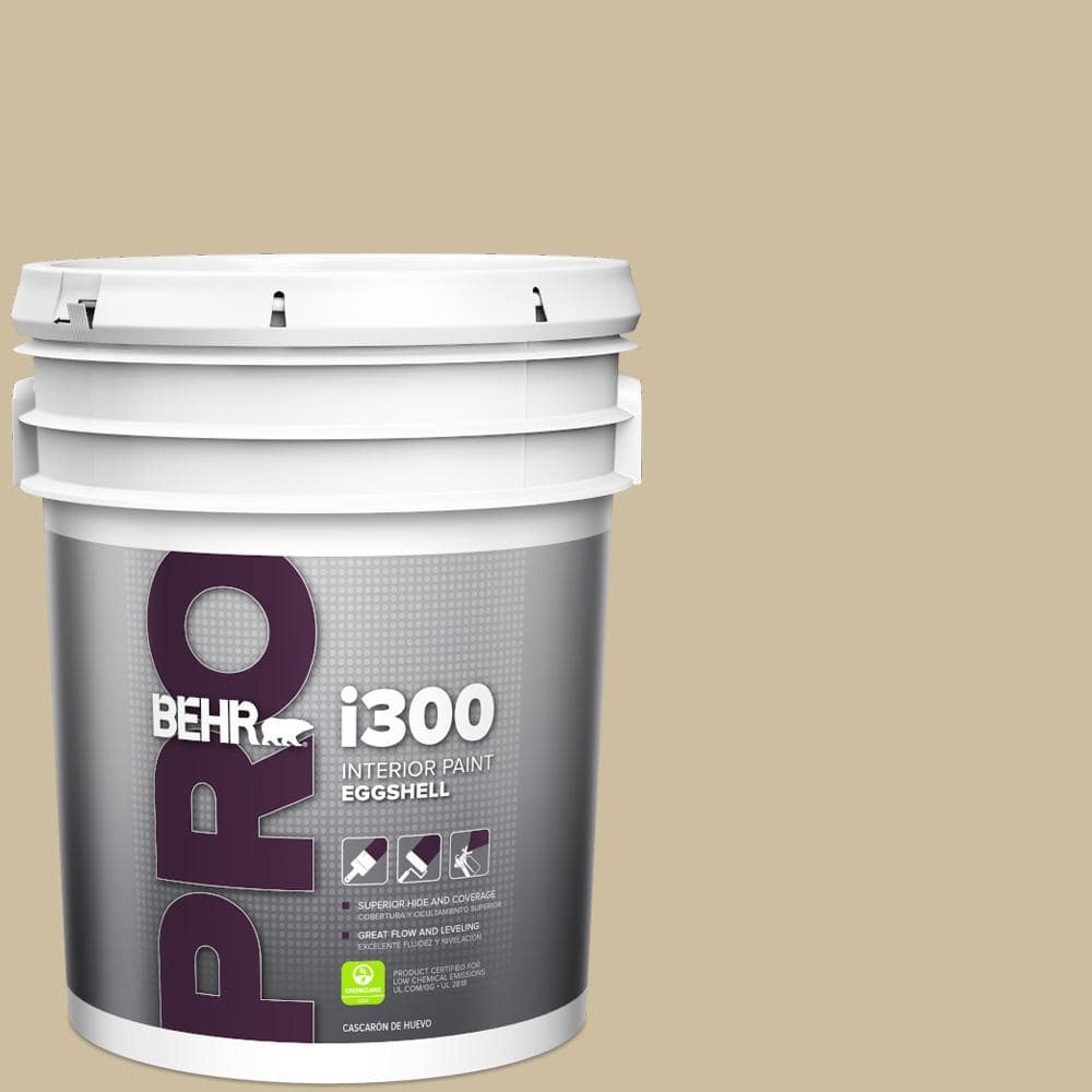 BEHR PRO 5 gal. #PPU8-10 Rye Bread Eggshell Interior Paint