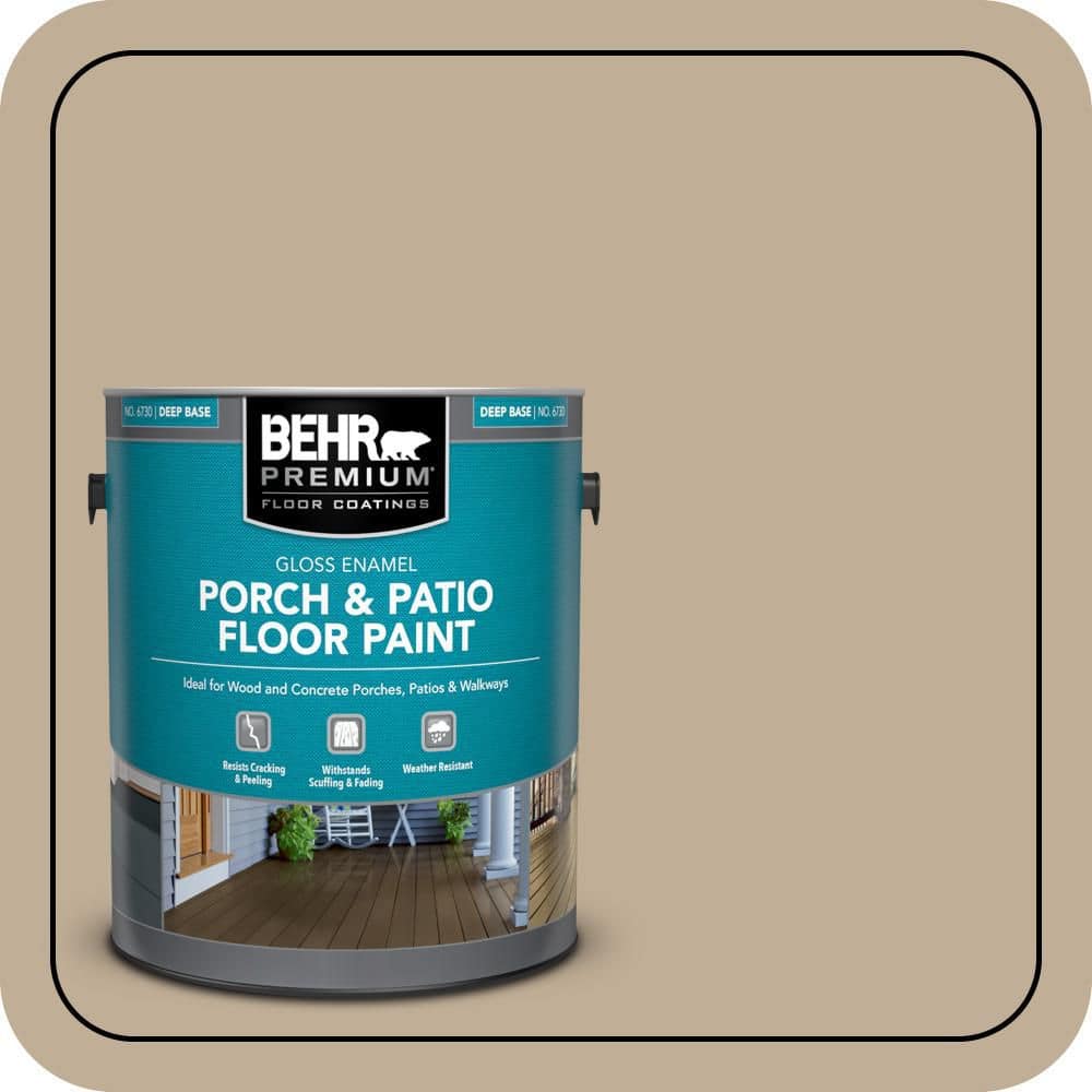 BEHR PREMIUM 1 gal. #PPU7-07 Riviera Beach Gloss Enamel Interior/Exterior Porch and Patio Floor Paint
