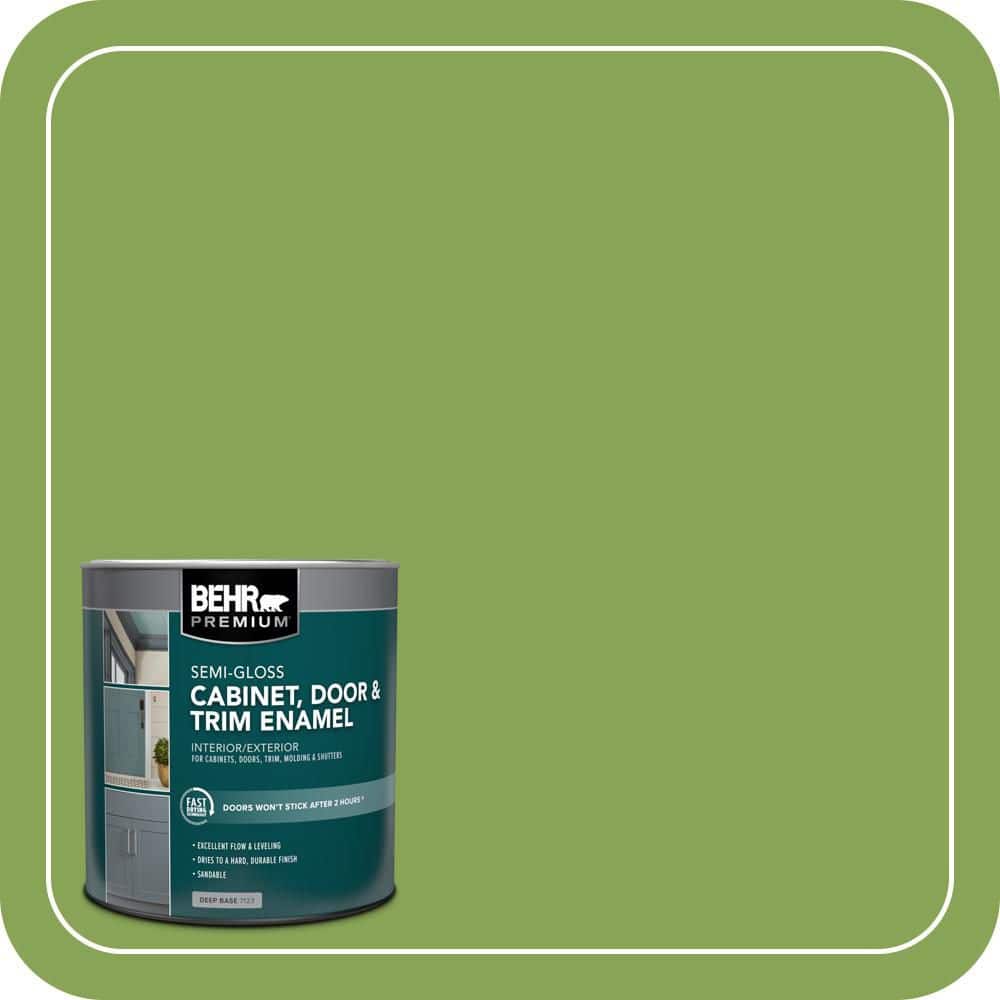 BEHR PREMIUM 1 qt. #P370-6 Salamander Semi-Gloss Enamel Interior/Exterior Cabinet, Door & Trim Paint