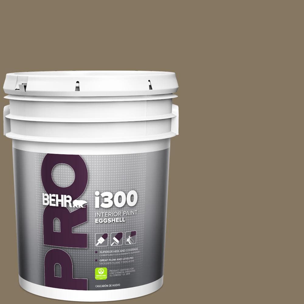 BEHR PRO 5 gal. #N310-6 Palm Desert Eggshell Interior Paint