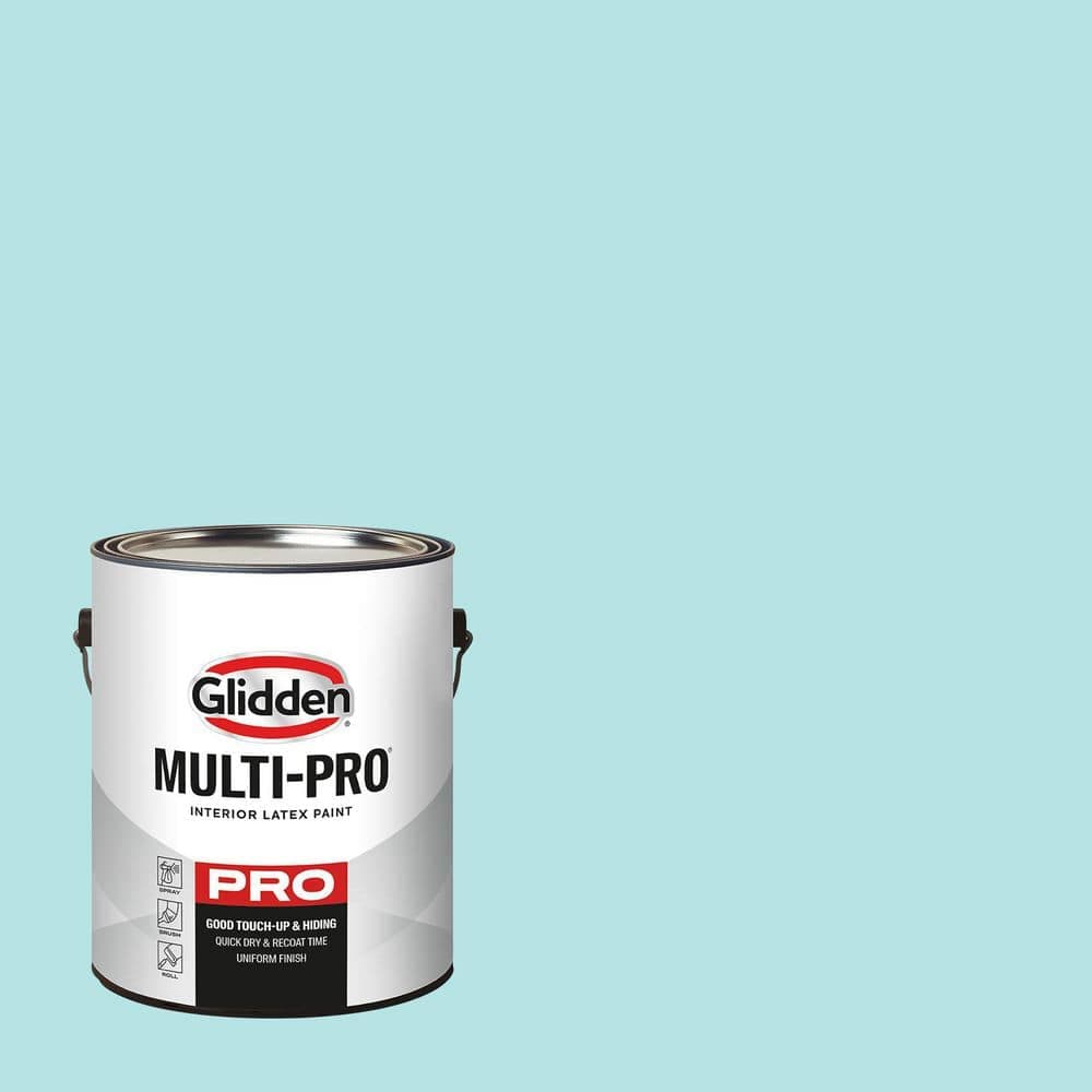 Glidden Multi-Pro 1 gal. PPG1233-4 Seascape Green Ultra Flat Interior Paint
