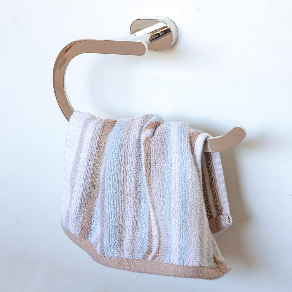 Dyconn Wall Mounted Towel Ring in Nickel (2)