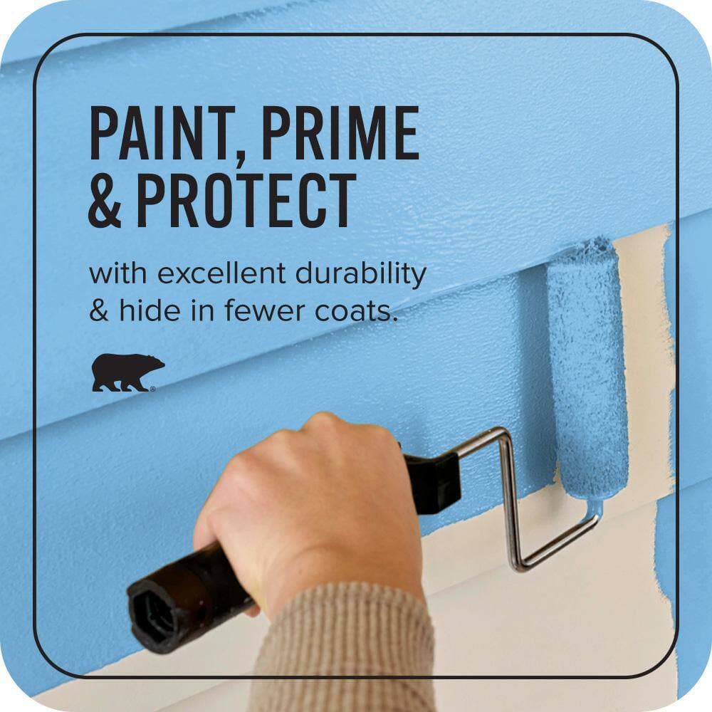BEHR ULTRA 5 gal. #P510-4 Electra Satin Enamel Exterior Paint & Primer (3)