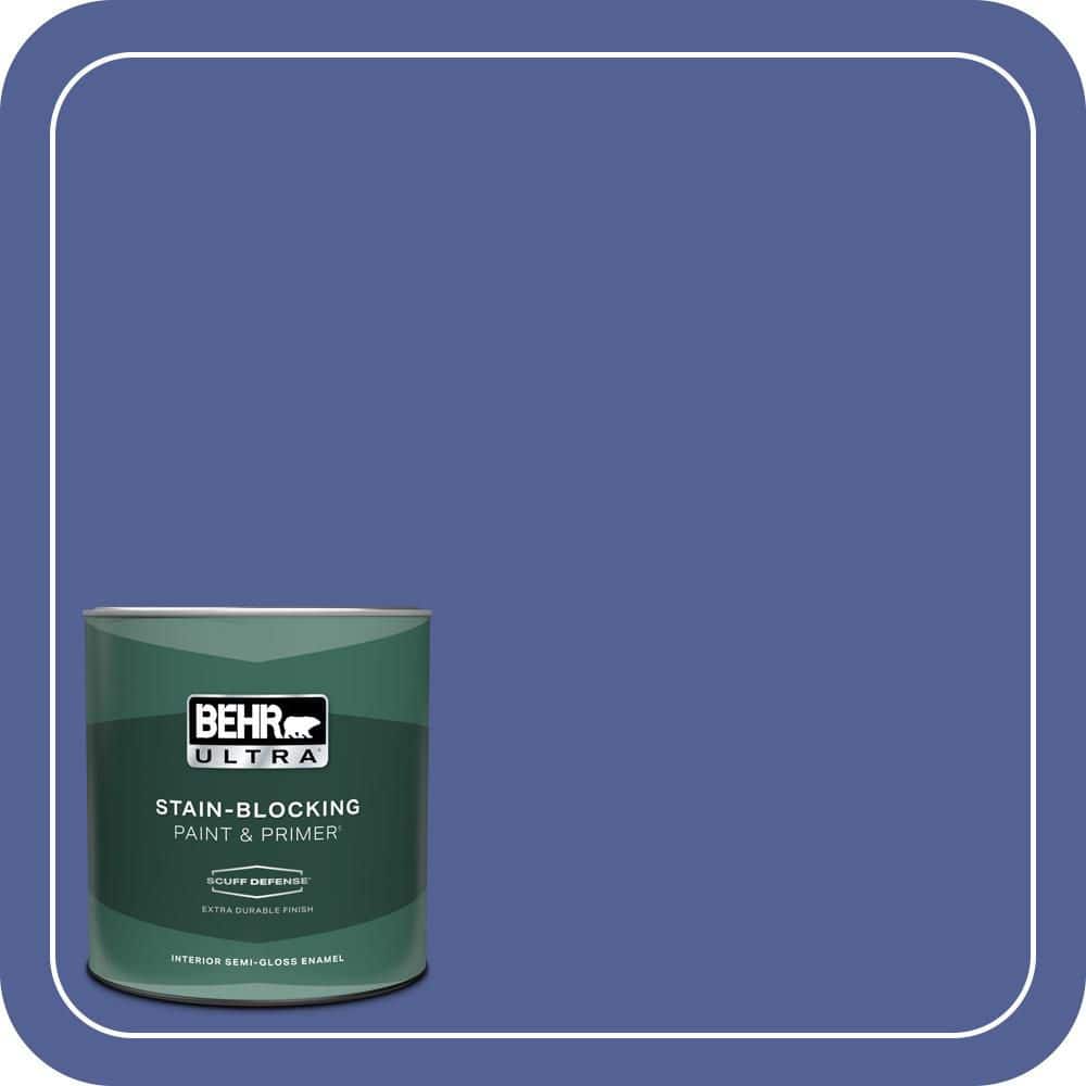 BEHR ULTRA 1 qt. #610B-7 Breathtaking Extra Durable Semi-Gloss Enamel Interior Paint & Primer