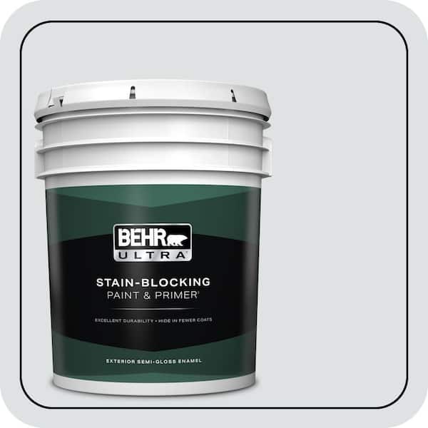 BEHR ULTRA 5 gal. #MQ3-27 Etched Glass Semi-Gloss Enamel Exterior Paint & Primer (2)