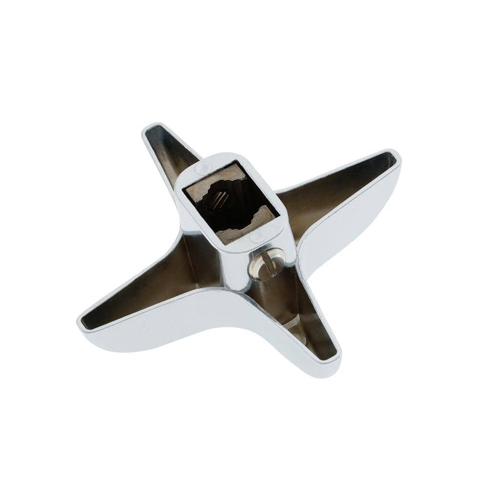 Everbilt Universal Replacement Faucet Handle with Cross Handle Design in Chrome (3)