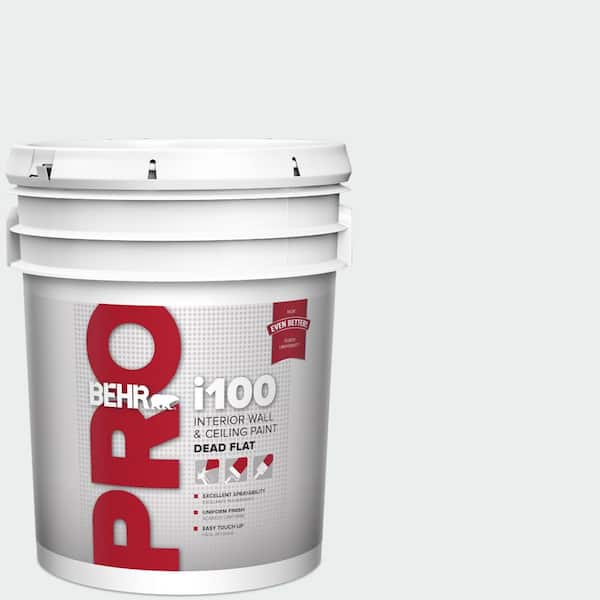 BEHR PRO 5 gal. #PWN-16 Day Spa Dead Flat Interior Paint (2)
