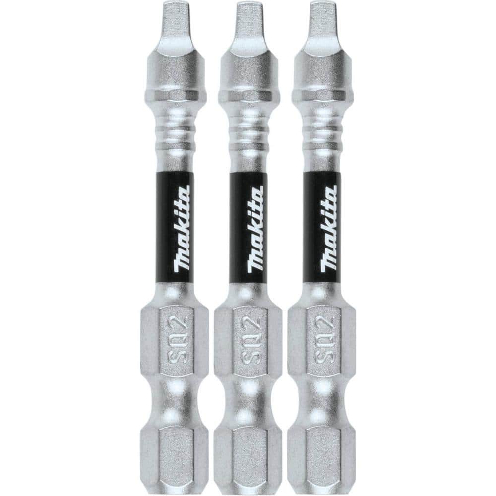 Makita Impact XPS #2 Square 2 in. Power Bit (3-Pack) (1)