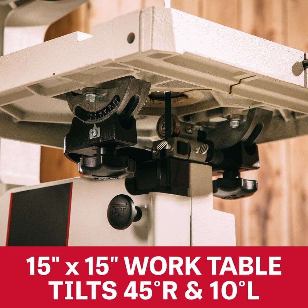 Jet 1 HP 14 in. Woodworking Vertical Band Saw with Closed Stand, 115/230-Volt, JWBS-14CS (2)