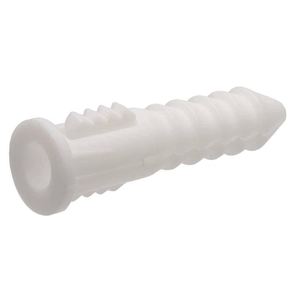 Everbilt #8-10 White Ribbed Plastic Anchor