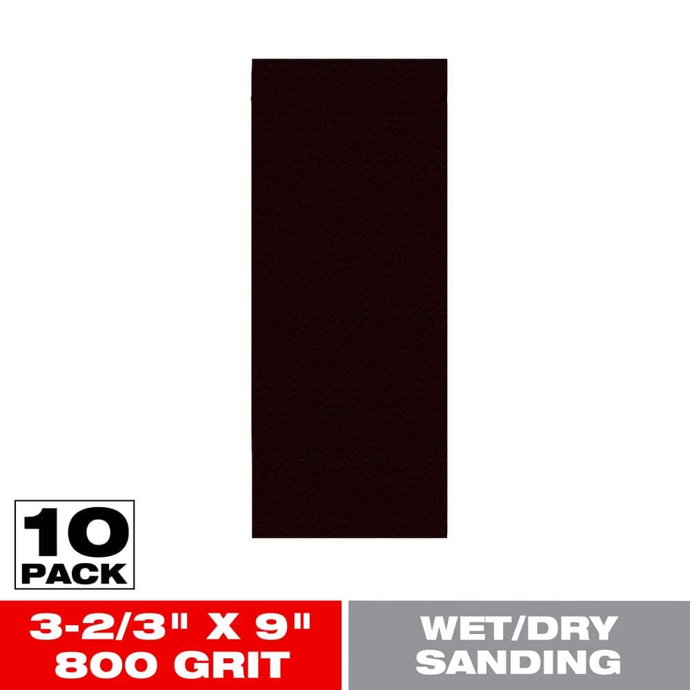 DIABLO 3-2/3 in. x 9 in. 800 Grit Ultra Polish Wet/Dry Sanding Sheet (10-Pack) (1)