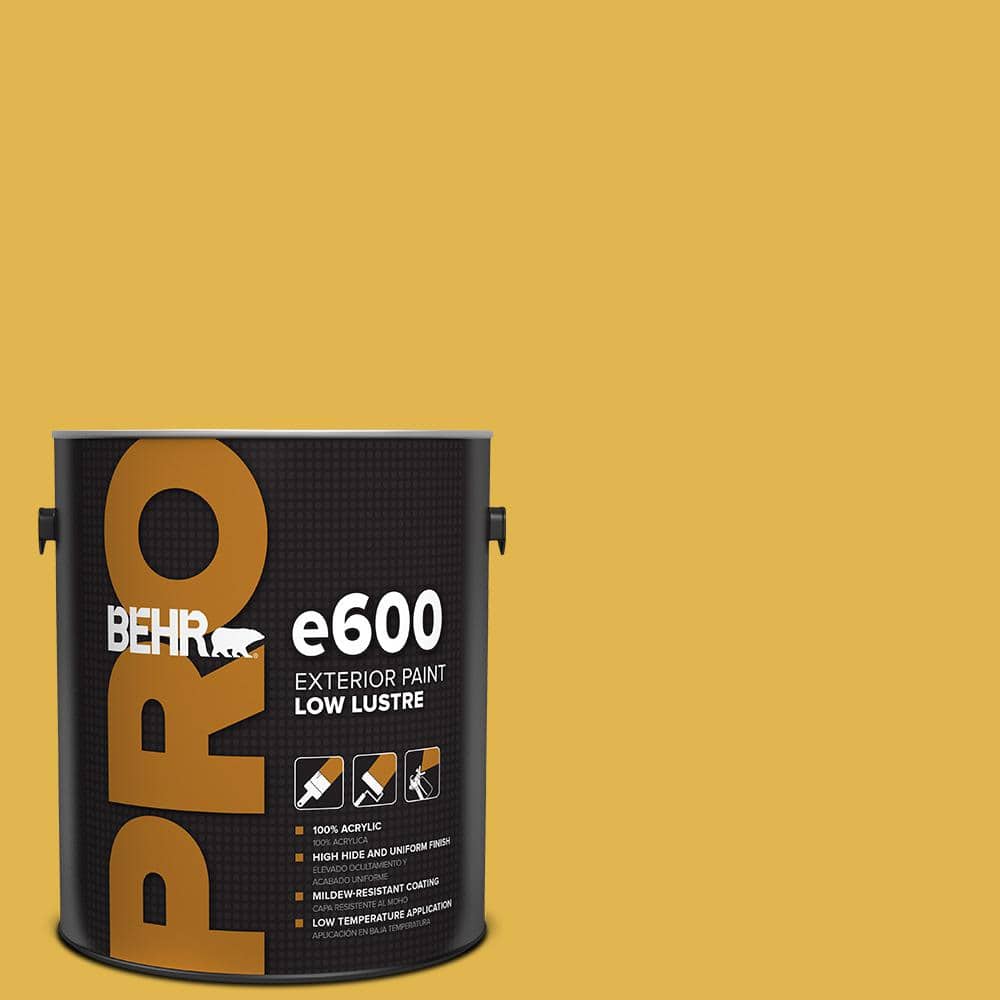 BEHR PRO 1 gal. #360D-6 Yellow Gold Low Luster Exterior Paint