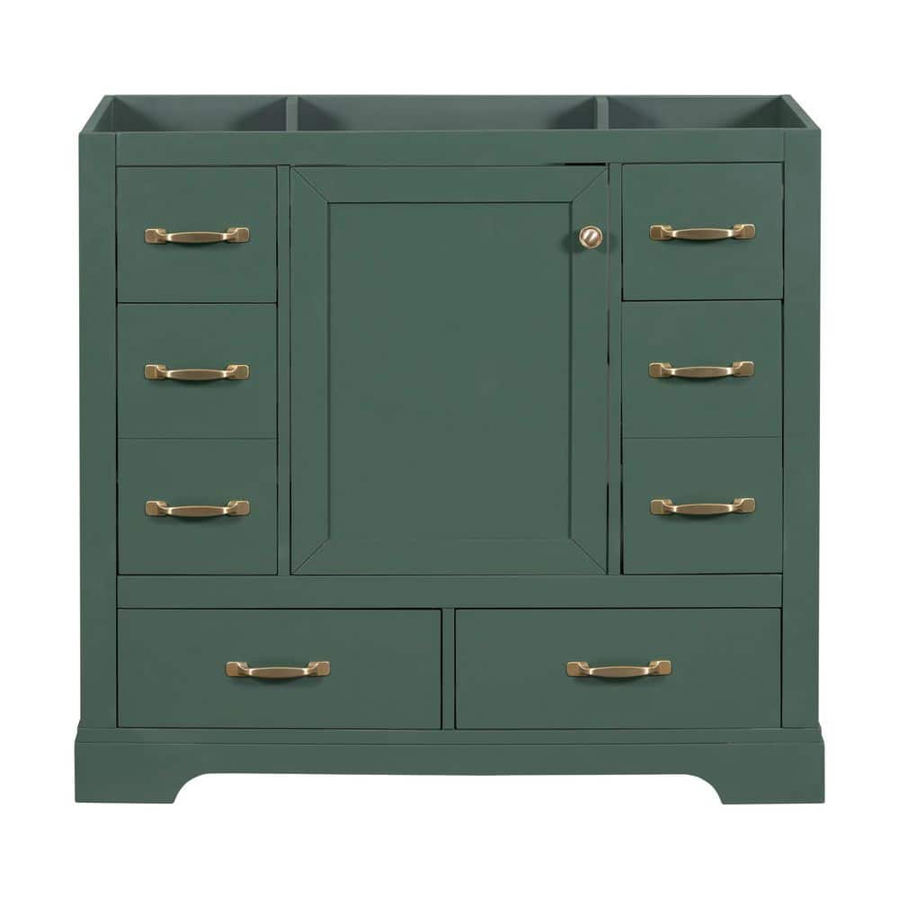 Virubi Bath Vanity Cabinet without Top with 6-Drawers and Adjustable Shelf