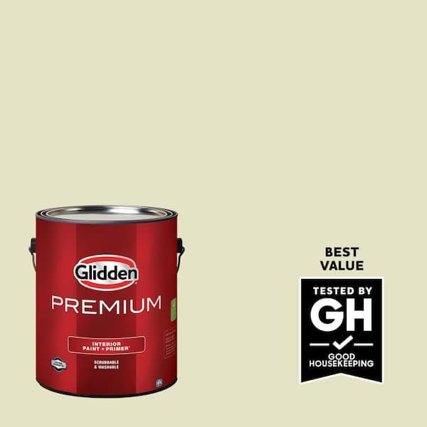 Glidden Premium 1 gal. PPG1119-2 Fountain Frolic Satin Interior Latex Paint