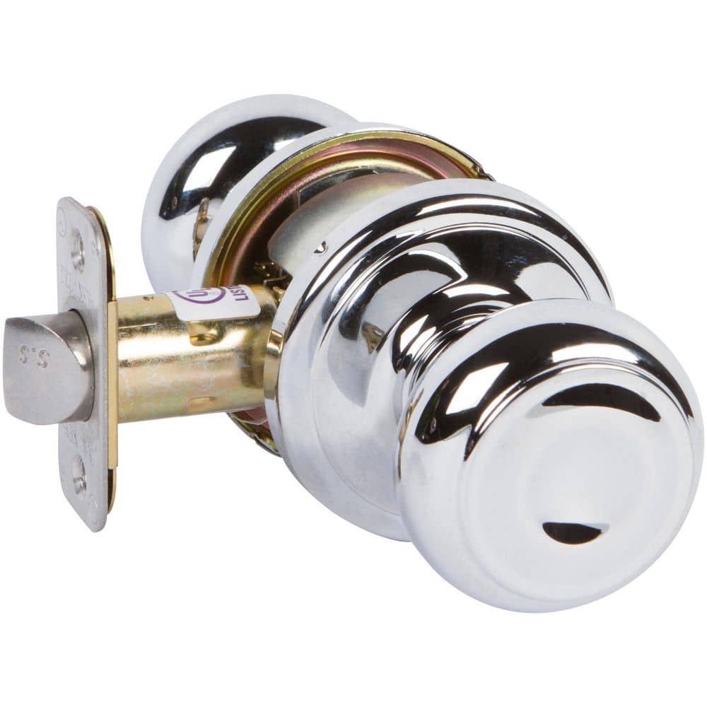 DELANEY HARDWARE Grade 2 Orlyn Passage (Hall/Closet) Door Knob Bright Chrome (1)