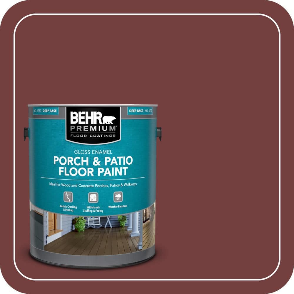 BEHR PREMIUM 1 gal. #BXC-18 Poisonberry Gloss Enamel Interior/Exterior Porch and Patio Floor Paint