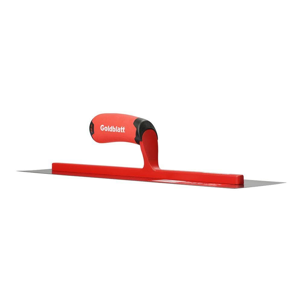 Goldblatt RED SINCE 1885 18 in. x 4 in. Pro Steel Finishing Trowel (3)
