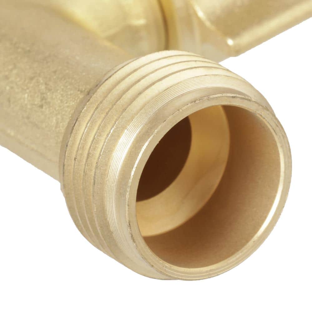 Everbilt 3/4 in. MHT x 3/4 in. FHT 90-Degree Brass Elbow Fitting (3)