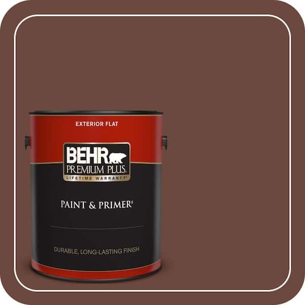 BEHR PREMIUM PLUS #BXC-45 Classic Brown Enamel Low Odor & Primer (2)