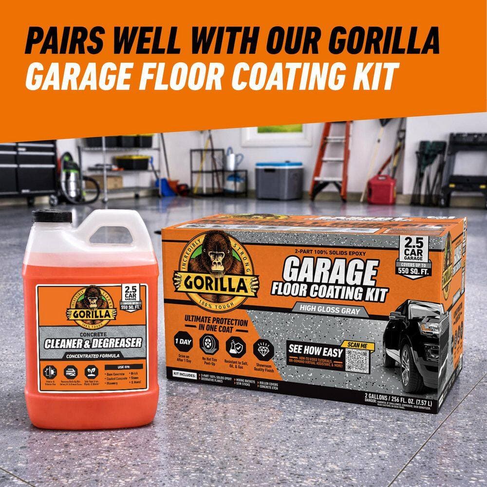 Unbranded 64 oz Liquid Concrete Cleaner and Degreaser for Oil, Grease and Dirt on Driveways, Garage Floors and Concrete (4-Pack) (3)