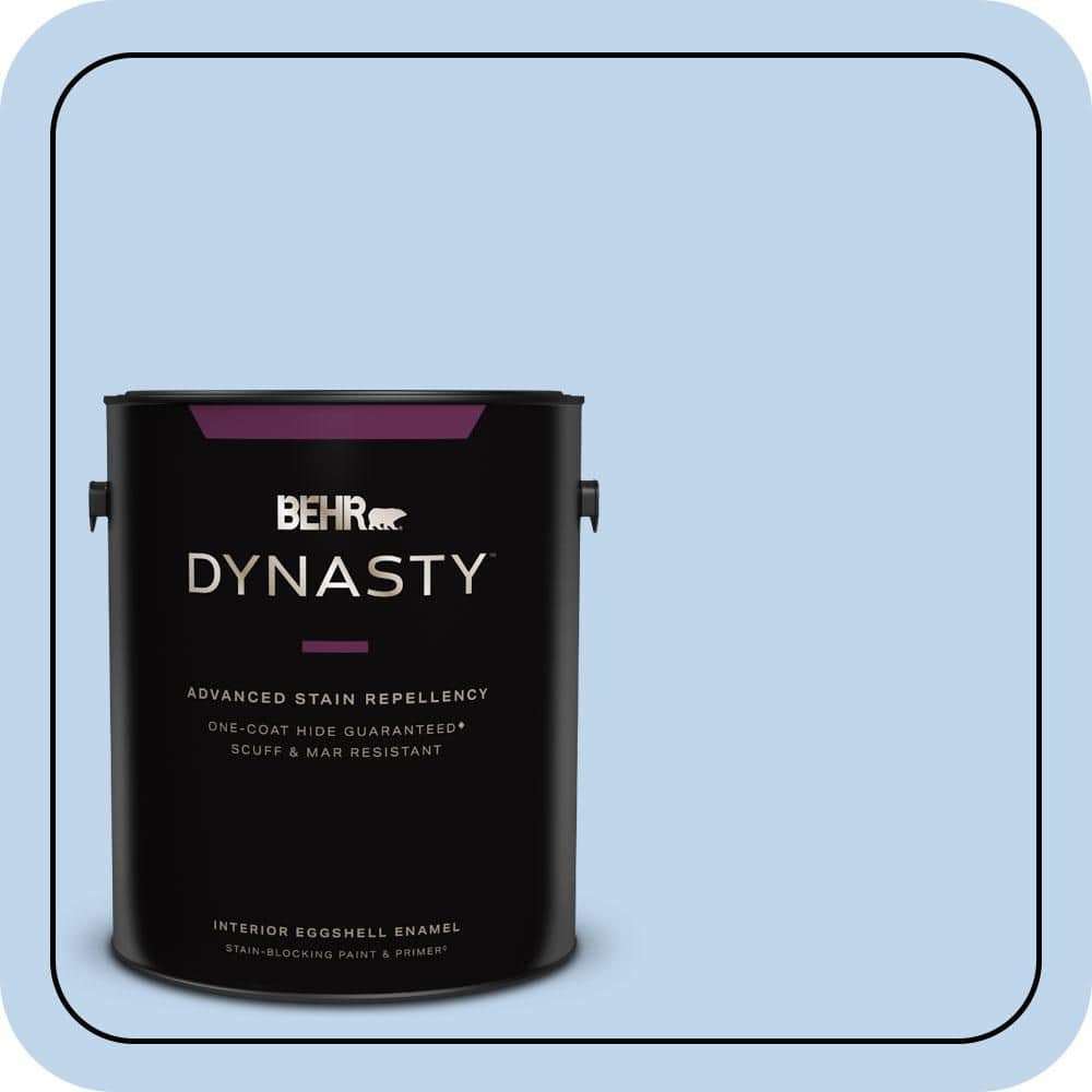 BEHR DYNASTY 1 gal. #570A-3 Pacific Panorama Eggshell Enamel Interior Stain-Blocking Paint & Primer