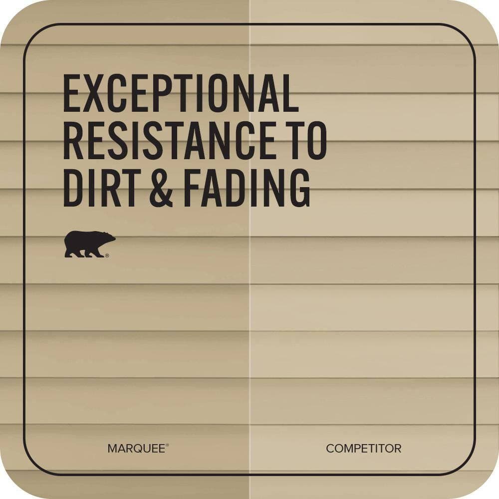BEHR MARQUEE 1 gal. #S320-4 Oat Field Flat Exterior Paint & Primer (4)