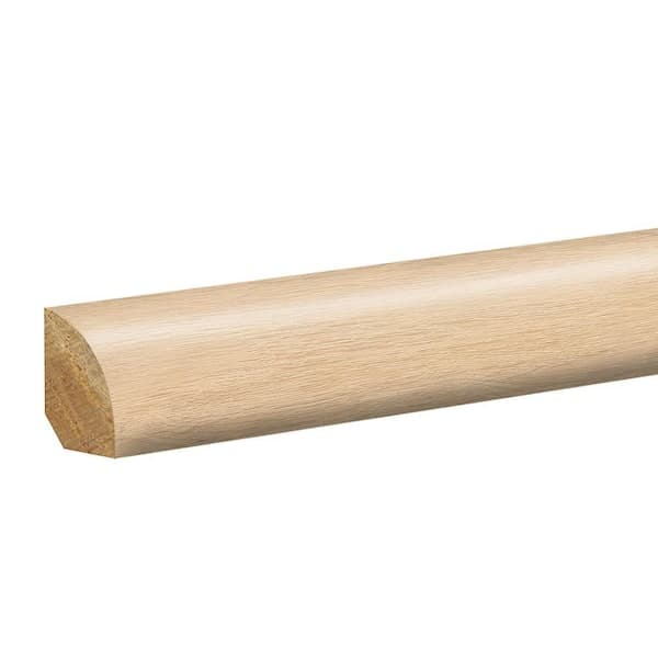 PERFORMANCE ACCESSORIES Vesinet 0.62 in. T x 0.75 in. W x 94.5 in. L Textured Wood Look Laminate Moulding/Trim Quarter Round Molding