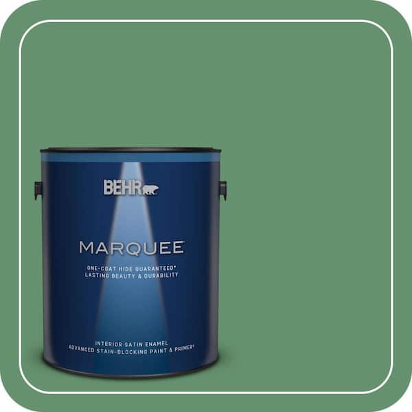 BEHR PREMIUM PLUS #M410-6 Turtle Creek Flat Low Odor & Primer (4)