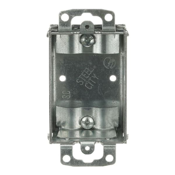 Steel City 1-Gang 3 in. x 1-1/2 in. D Non-Gangable Old Work Switch Box (SWB-25R) (2)