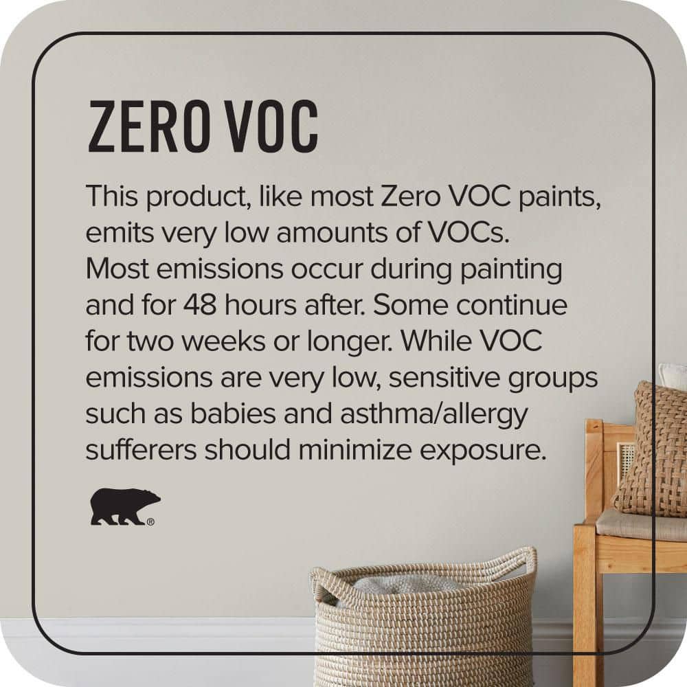 BEHR PREMIUM PLUS Designer Collection #DC-008 Gratifying Gray Enamel Low Odor & Primer (4)