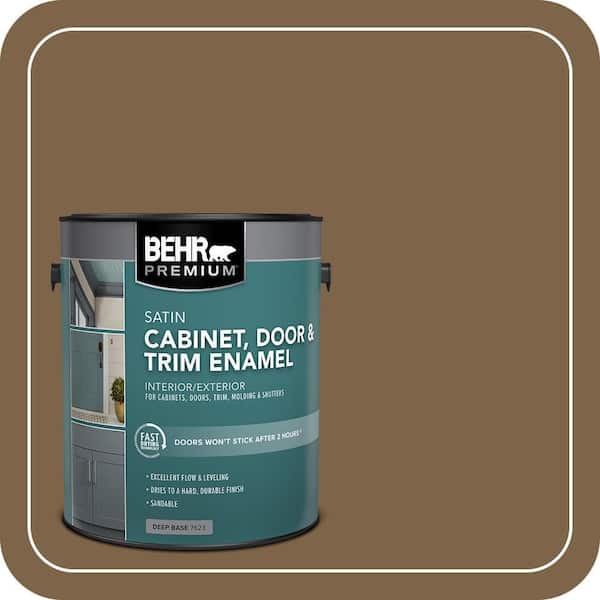 BEHR PREMIUM 1 gal. #PPU4-19 Arts and Crafts Satin Enamel Interior/Exterior Cabinet, Door & Trim Paint (2)