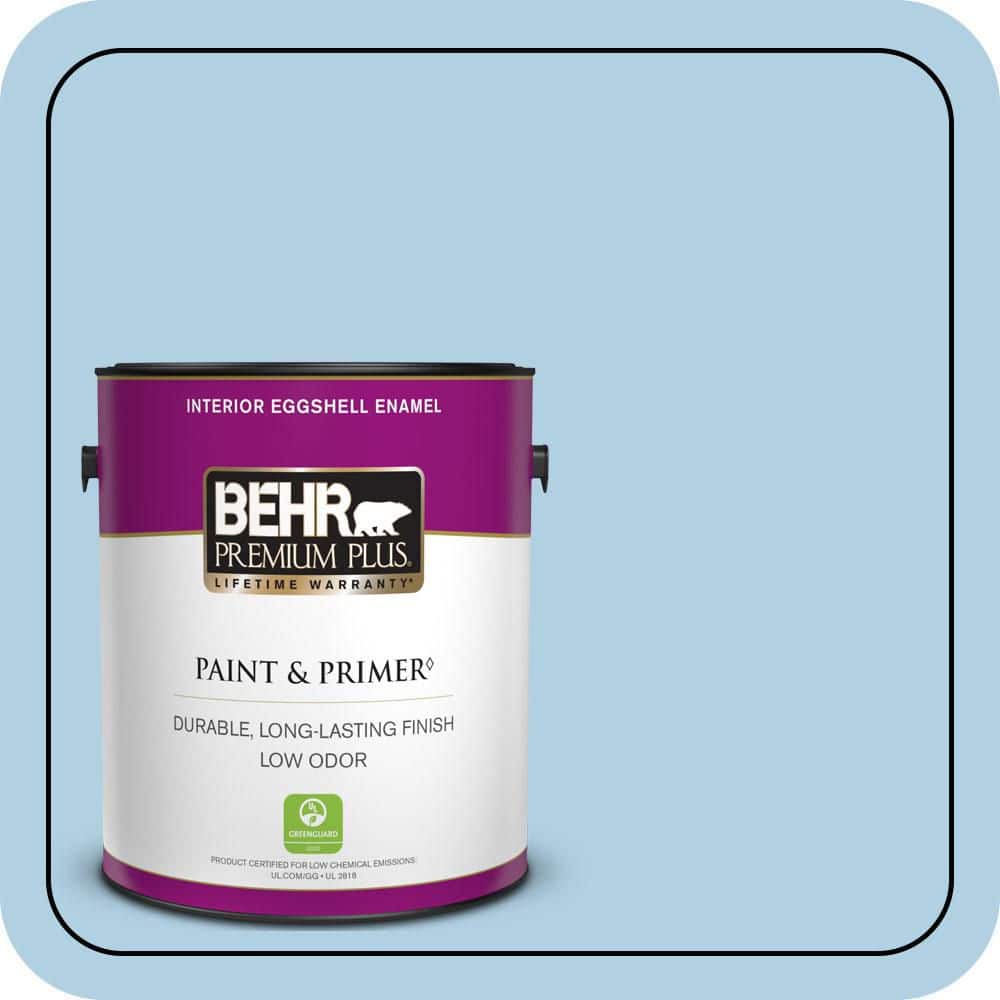 BEHR PREMIUM PLUS 1 gal. #560C-3 Holiday Road Eggshell Enamel Low Odor Interior Paint & Primer