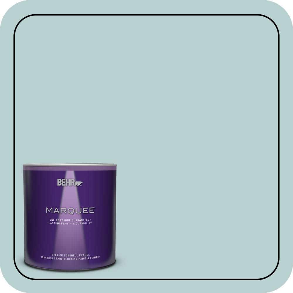BEHR MARQUEE 1 qt. #S440-2 Malaysian Mist Eggshell Enamel Interior Paint & Primer
