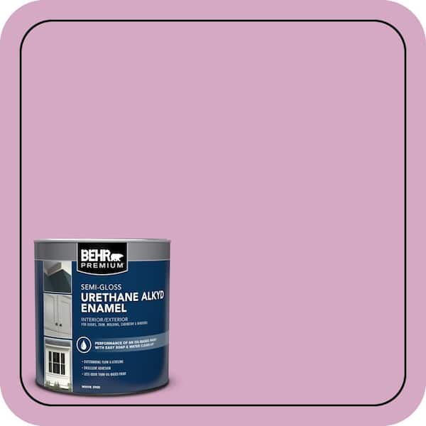 BEHR PREMIUM 1 qt. #M120-4 Heart To Heart Semi-Gloss Enamel Urethane Alkyd Interior/Exterior Paint (2)