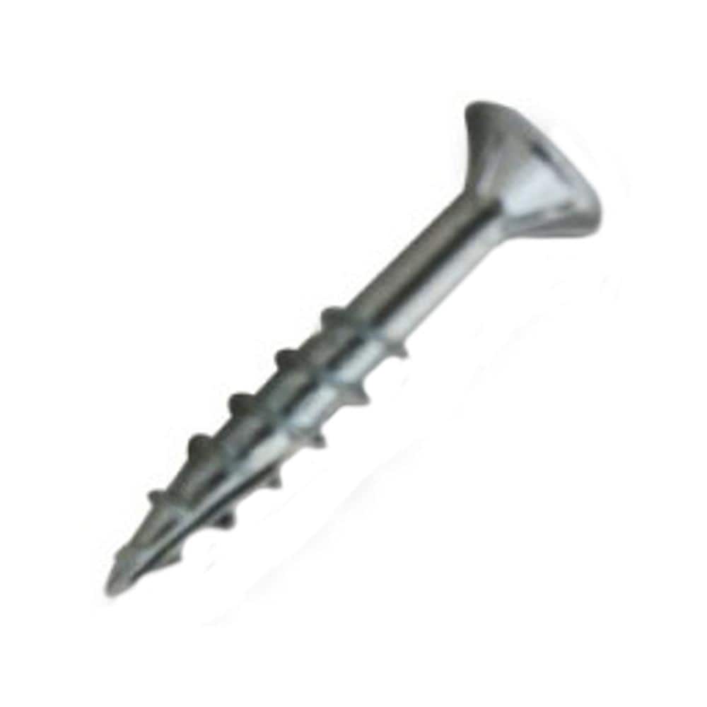 Unbranded #8 x 3 in. Zinc Square Drive Flat-Head Coarse Thread with Nibs Self-Tapping (1000 per Box)