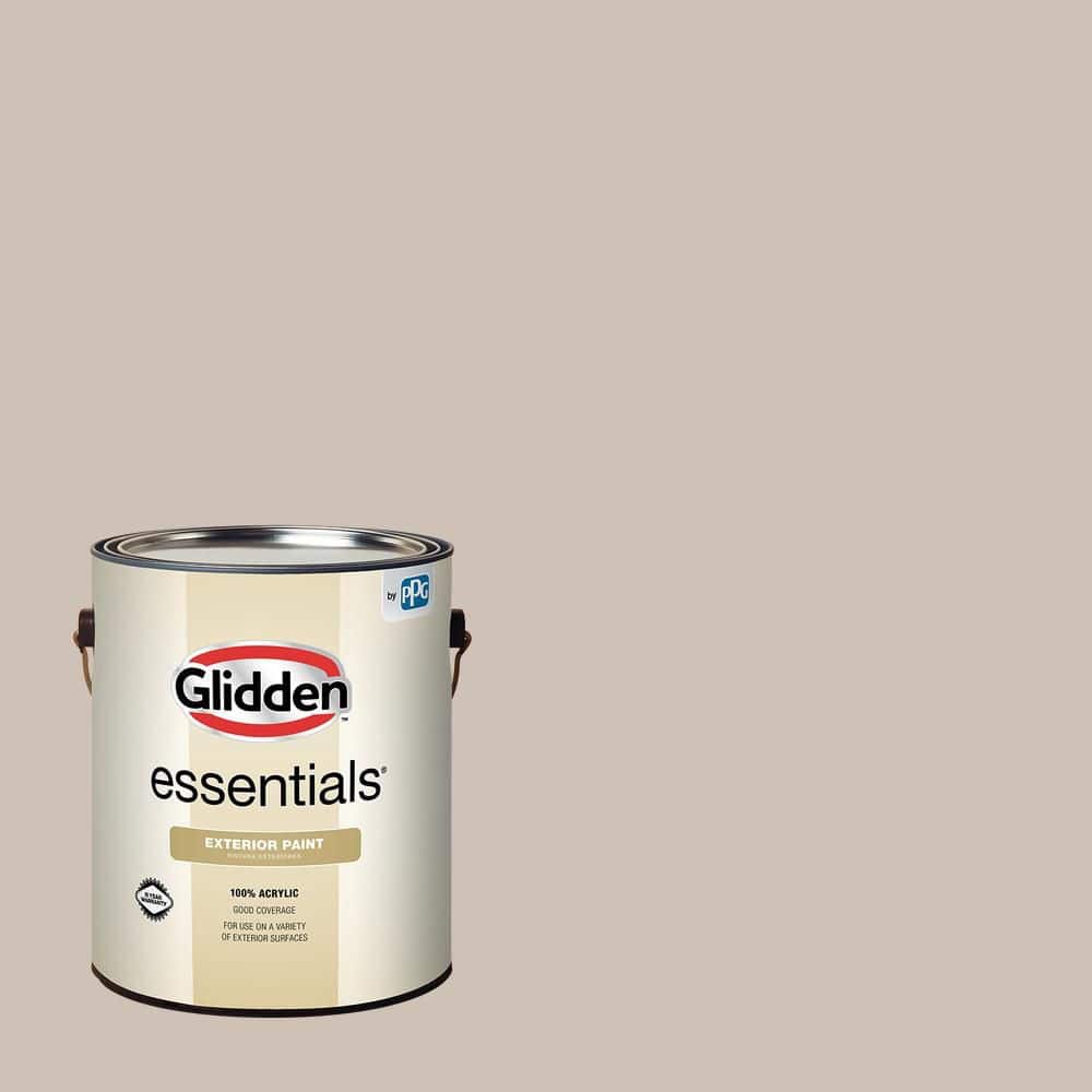Glidden Essentials 1 gal. PPG1020-3 Whippet Semi-Gloss Exterior Paint