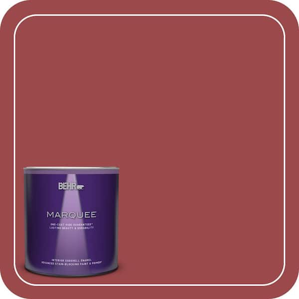 BEHR PREMIUM PLUS #ECC-10-3 Holly Berry Enamel Low Odor & Primer (4)