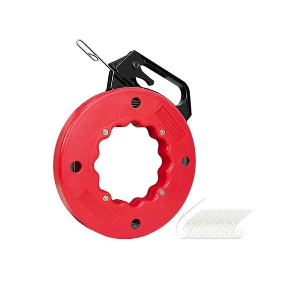 Yichuhaoxi 50 ft. Carbon Steel Fish Tape Wire Puller with Self-Locking Design and Ergonomic Easy-Grip Handle (1)