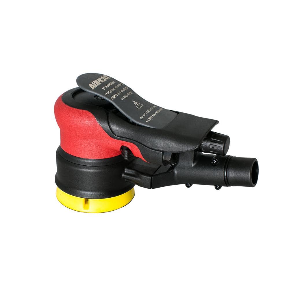 AIRCAT 3 in. Composite Central Vac Orbital Palm Sander (3/16 in. Orbit)