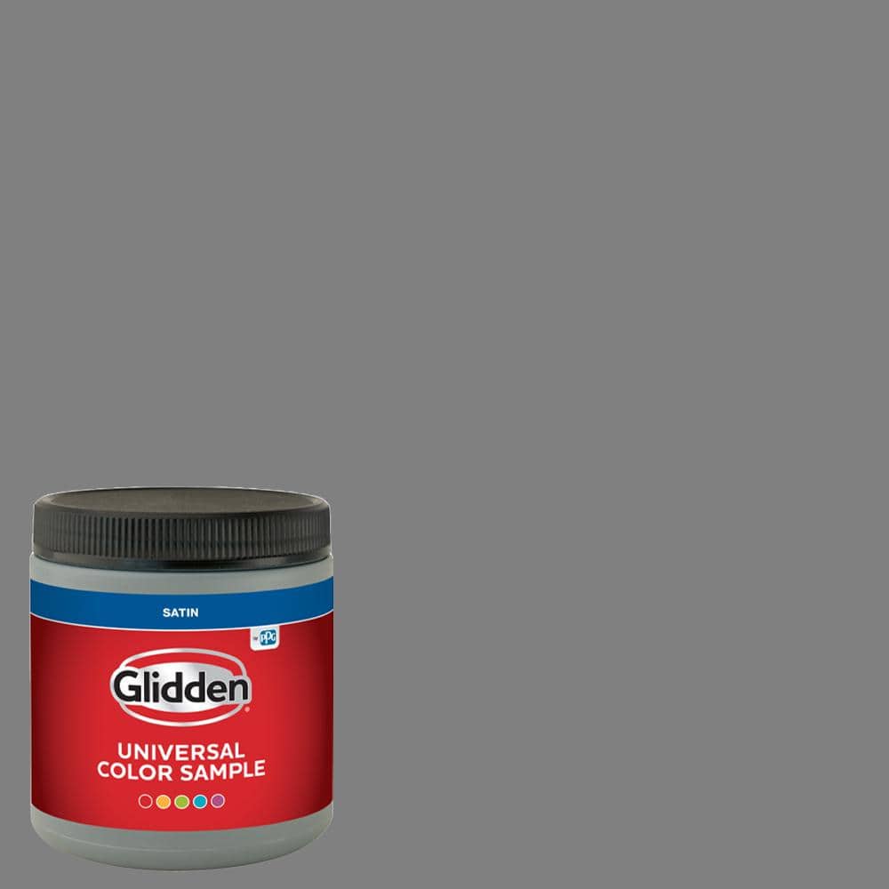 Glidden Premium 8 oz. PPG0996-5 Steamship Satin Interior Paint Sample (1)