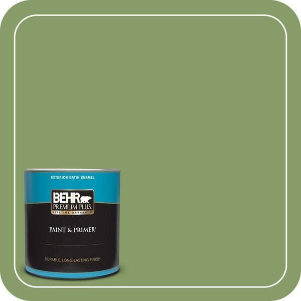 BEHR PREMIUM PLUS #M370-5 Agave Plant Flat Low Odor & Primer (2)